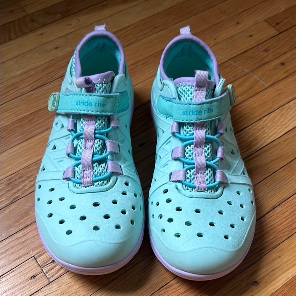 Stride Rite Blue Water Shoes with Elastic Laces